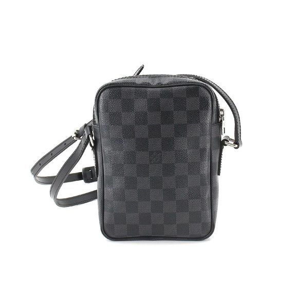 Louis Vuitton Damier Graphite Rem Shoulder Bag Black Gray - Picture 2 of 9